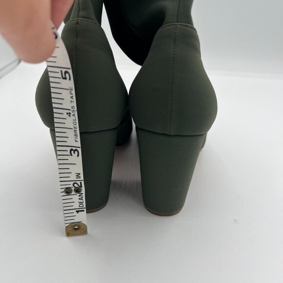 Rachel Comey Nylon Sock Boots – Dark Green, Size 6 - Picture 6 of 9